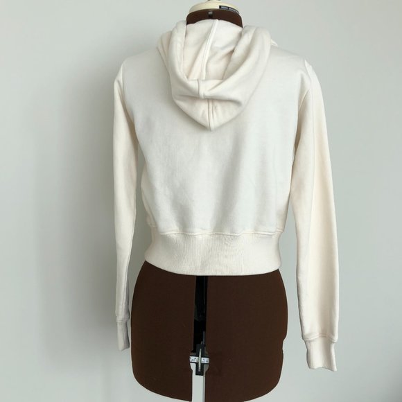 Paul & Joe Sister Cream Cropped Hoodie Size 0 - Picture 4 of 8